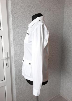 Нарядная белая куртка-пиджак. gina benotti.3 фото