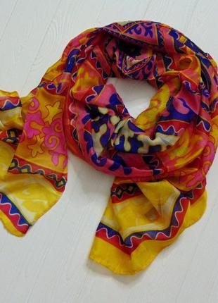 Яскравий шарф для дівчини2 фото