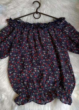Шелковая блуза warehouse 10 uk   38 eur 44 46 48 шифоновая