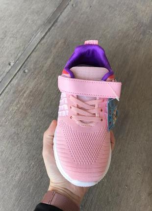 Новые детские розовые легкие кроссовки2 фото