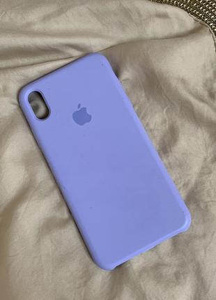 Чехол лиловый антискользящий xs max айфон бампер кейс3 фото