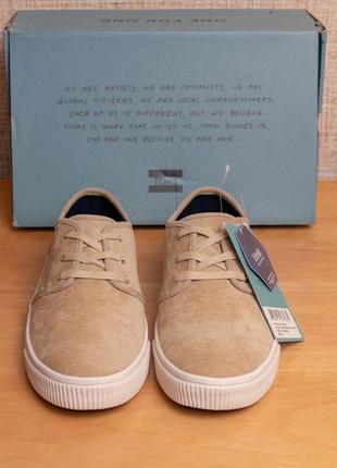 Оригинал! toms carlo мужские летние кеды. us7/eur39/25cм7 фото