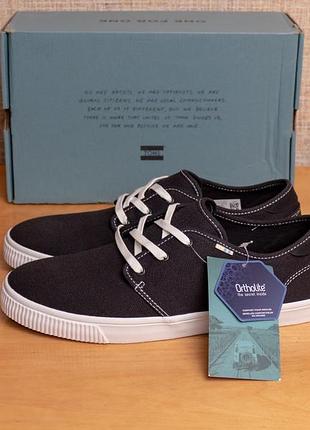 Оригінал! toms carlo чоловічі літні кеди. us8.5/eur41/26.5