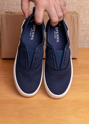 Оригинал! женские подростковые летние кеды слипоны sperry crest knot us5.5/eur35.5