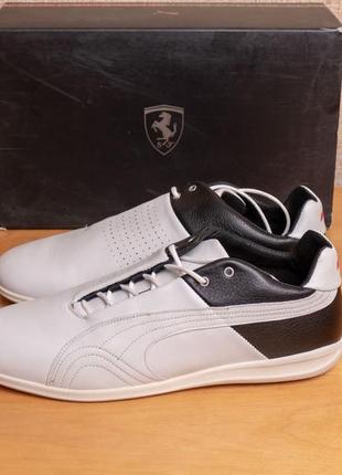 Мужские кожаные кроссовки puma ferrari future cat sf premium 10 us10/eur437 фото