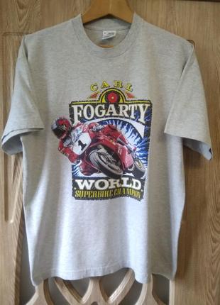 Футболка carl "foggy"fogarty , champion ducati