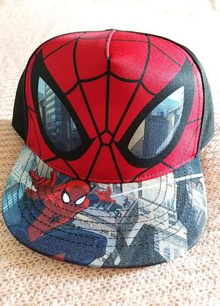 Бейсболка spiderman для мальчика от h&m,  р. 2-4 года