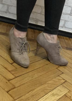 Женские туфли (замшевые) graceland1 фото