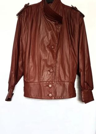 Кожаная куртка косуха    stefanie renoma.стиль   90 х