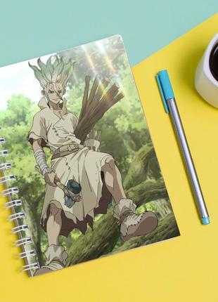 Скетчбук (sketchbook) для рисования с принтом "dr"