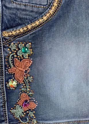 Джинсовая мини-юбочка тм «many jeans» р.264 фото