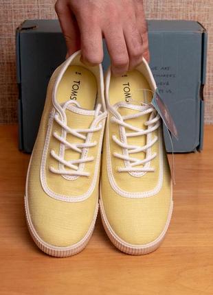 Оригінал! жіночі літні кеди toms carmel sunshine heritage canvas us6/eur35/236 фото