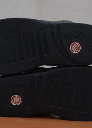 Черные женские шлепанцы, вьетнамки на платформе fitflop, 38 размер. оригинал10 фото