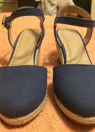 Papaya эспадрили сандали босоножки на танкетке 23-23.5 см6 фото