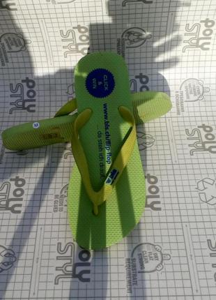 Bls шлепанцы вьетнамки flip-flop 27 см  цвет салатовый