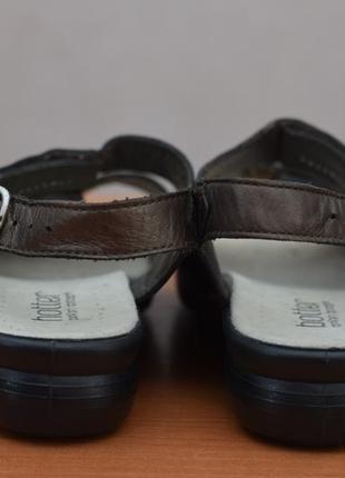 Шкіряні жіночі босоніжки, сандалі на липучках hotter, 38 розмір. оригінал8 фото