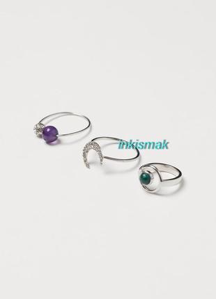 Серебро кольца m/l размер h&m