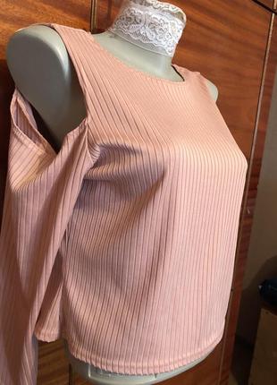 Блуза топ жіноча з відкритими плечима2 фото