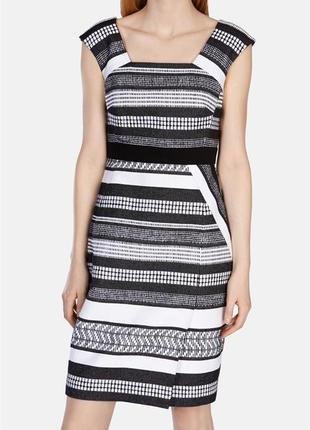 Черно-белое платье из твида karen millen р-р10