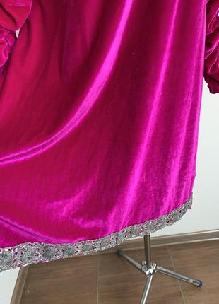 Винтаж бархатное платье средневековое восточное фэнтези5 фото