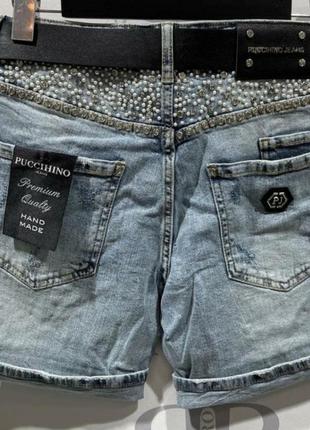 Брендовые джинсовые шорты, люкс качество, размер 30.2 фото