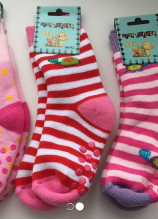 Дуже теплі термо-шкарпетки для дівчинки набір