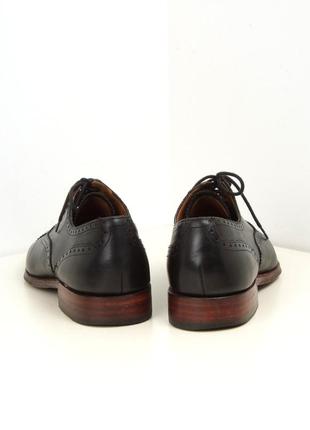 Grenson tom black brogue чёрные туфли броги монки дерби англия люкс4 фото