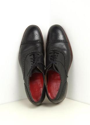 Grenson tom black brogue чёрные туфли броги монки дерби англия люкс7 фото