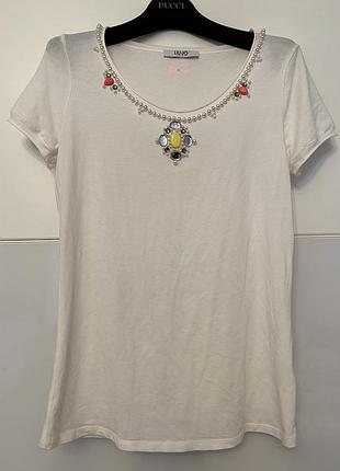 Новая белая футболка liu’jo оригинал