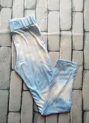 Леггинсы лосины для девочки тай дай