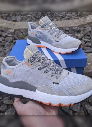 Adidas 3m nite jogger 41-46 чорні кросівки кросівки чоловічі1 фото