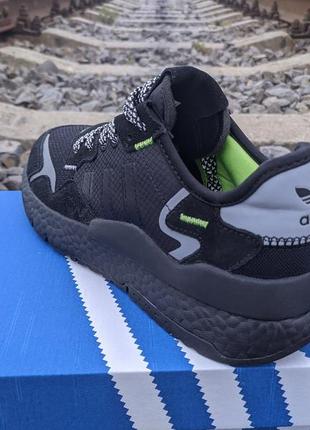 🔥 adidas 3m nite jogger 41-46 чорні кросівки кросівки чоловічі чорні наложка5 фото