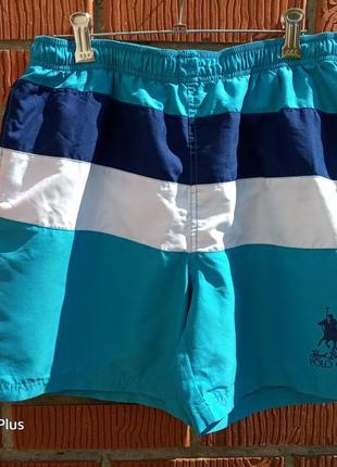 Легкие, комфортные пляжные шорты polo club.