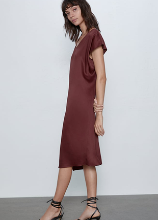Платье асимметрия zara 2