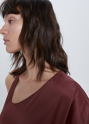 Платье асимметрия zara 9