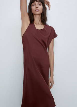 Платье асимметрия zara 5