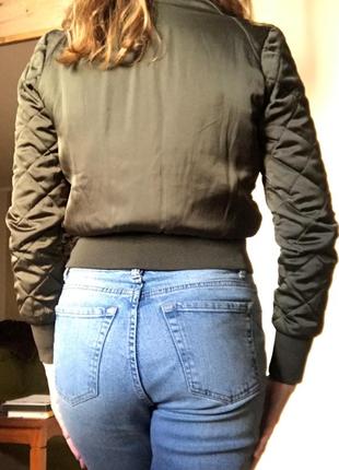 Куртка-бомпер h&m, размер 32, xs4 фото