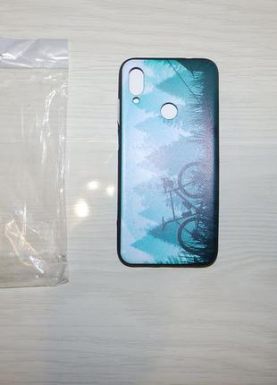 Чехол xiaomi redmi note 7 print велосипед в лесу2 фото