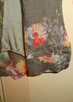 Шикарная блуза люкс бренда max volmary батист+ шелк5 фото