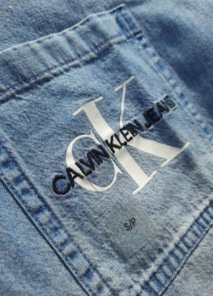 Calvin klein джинсовая рубашка оригинал4 фото