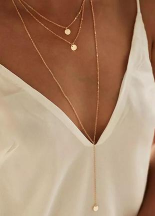 Подвеска, колье, бижутерия, цепочки