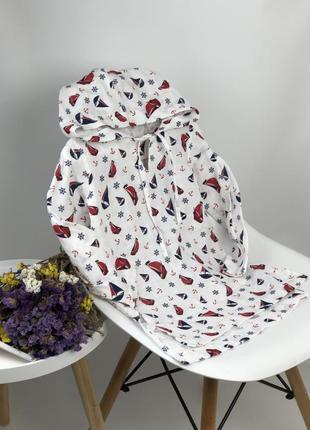 Муслін накидка легка пляжна як халатик захист від сонця