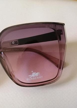 Эксклюзивные брендовые женские солнцезащитные розовые прозрачные очки тренд 202110 фото