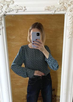 Красива блуза, блузка з об'ємними рукавами від h&m