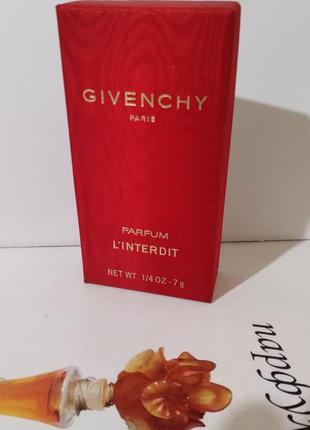 Givenchy l'interdit -parfum 7ml vintage