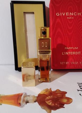 Givenchy "l'interdit"-parfum 7ml vintage2 фото