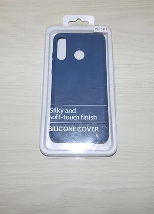 Чехол silicone cover  с микрофиброй для huawei p30 lite3 фото