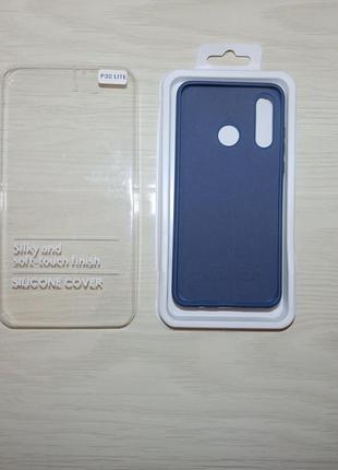 Чехол silicone cover  с микрофиброй для huawei p30 lite2 фото