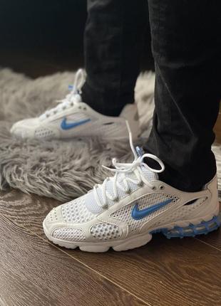 Nike air zoom white blue 💙, (37рр - 45рр) кросівки найк