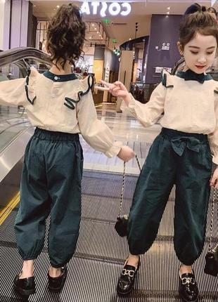 Супер стильний лляний костюм.